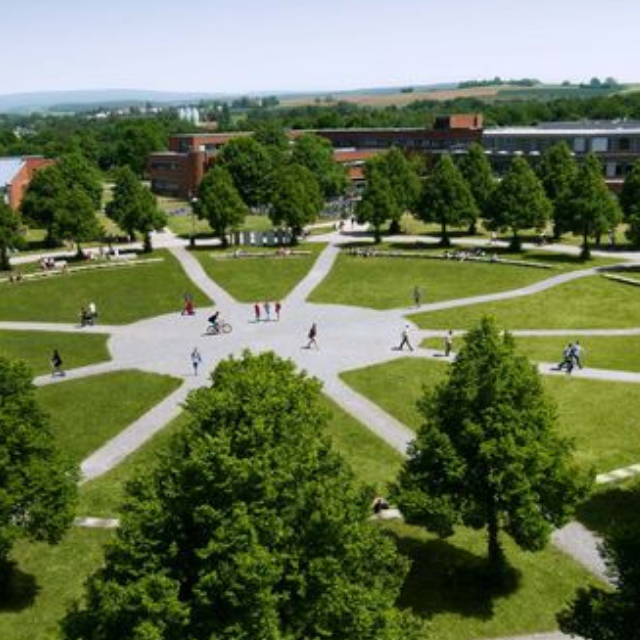 Campus der Universität Bayreuth.
