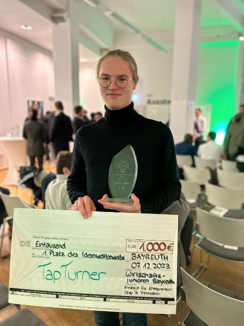 Pirmin Hinderling sicherte sich den ersten Platz beim Ideenwettbewerb 2023